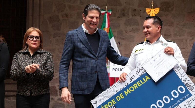 Policía Morelia, de las mejores del país: Alfonso Martínez